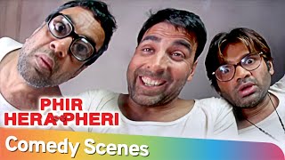 Phir Hera Pheri Comedy Scenes  Popular Comedy Scenes  Paresh Rawal  Akshay Kumar  Suniel Shetty