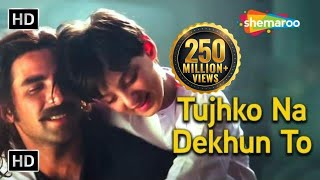 Tujhko Na Dekhun To       Udit N  Sunidhi  Jaanwar  HD Video Songs