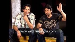 John Abraham and Arshad Warsi talk about movie Kabul Express Kabir showed us the script ages ago