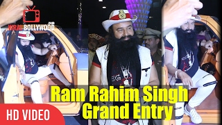 Gurmeet Ram Rahim Singh Grand Entry At Premiere Of Hind Ka Napak Ko Jawab  MSG LionHeart 2