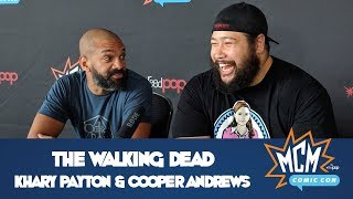 The Walking Deads Khary Payton  Cooper Andrews  MCM Comic Con London  May 2018