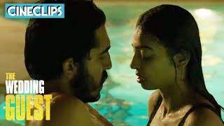 Jay and Samira Kiss In The Pool  The Wedding Guest  CineClips