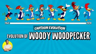 Evolution of WOODY WOODPECKER  80 Years Explained  CARTOON EVOLUTION