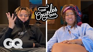 Cordae  Naomi Osaka Ask Each Other 30 Questions  The Couples Quiz  GQ