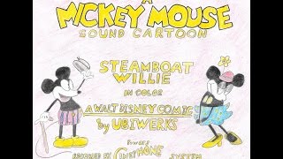 Steamboat Willie In Color Animation Test