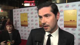 By The Sea Melvil Poupaud Red Carpet AFI Movie Premiere Interview  ScreenSlam