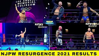 NJPW Resurgence 2021 Results Hiroshi Tanahashi wins IGPW Title Jay White Retains Jon Moxley lost