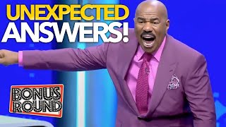 WAIT FOR IT STEVE HARVEY was NOT EXPECTING TO HEAR THESE ANSWERS On Family Feud
