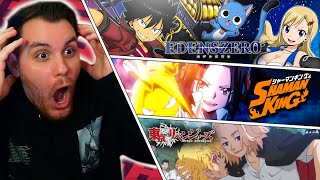 Spring 2021 Anime Trailer Reaction  EDENS ZERO SHAMAN KING REMAKE TOKYO REVENGERS  MORE