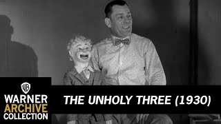 Lon Chaneys Only Speaking Role  The Unholy Three  Warner Archive