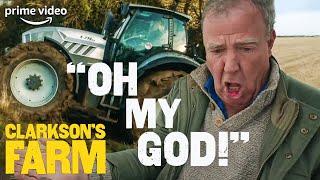 Jeremy Clarksons Giant Tractor Causing Chaos for 7 Minutes  Clarksons Farm  The Grand Tour