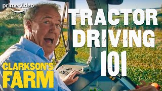 Jeremy Clarksons First Tractor Driving Lesson  Clarksons Farm  Prime Video