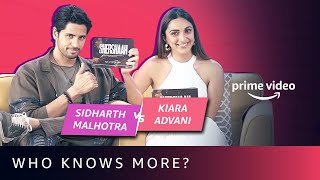 Who Knows More  Sidharth Malhotra Kiara Advani  Shershaah  Amazon Prime Video