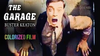 The Garage 1920 Buster Keaton  Colorized  Comedy  Full Length Short Film