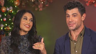 The Truth About Christmas CoStars Kali Hawk and Damon Dayoub Hilariously Jab Each Other
