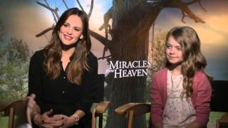 Miracles From Heaven Jennifer Garner  Kylie Rogers Exclusive Interview  ScreenSlam
