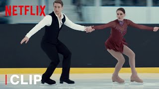 Kat  Justins Short Program Ice Skating Routine  Spinning Out  Netflix