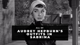 All of AUDREY HEPBURNS outfits in SABRINA 1954