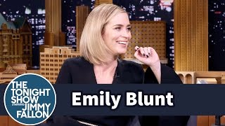 Emily Blunts Kids Are Picking Up Their Dads American Accent