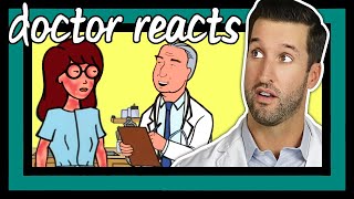 ER Doctor REACTS to Funniest Daria Medical Scenes