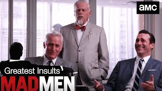 Top 13 Greatest Insults from Mad Men  Compilation