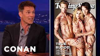 Stephen Moyer Relives The True Blood Photo Shoot  CONAN on TBS