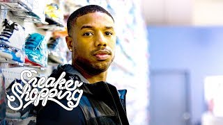 Michael B Jordan Goes Sneaker Shopping With Complex