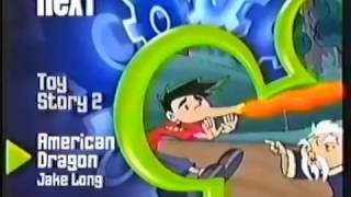 Disney Channel Coming Up Next Bumper  Toy Story 2 and American Dragon Jake Long 2005