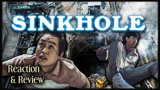 SINKHOLE 2021 Korean Movie Reaction  Review   Disaster Comedy