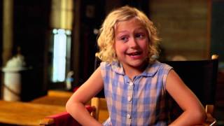 Dolly Partons Coat of Many Color Alyvia Alyn Lind Behind the Scenes TV Interview  ScreenSlam