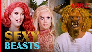 Drag Queens The Vivienne and Cheryl Hole React To Sexy Beasts  I Like To Watch  Netflix