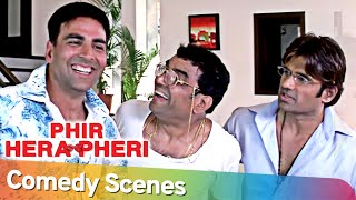 Phir Hera Pheri  Best Comedy Scenes  Akshay Kumar Paresh Rawal  Rajpal Yadav  Johny Lever