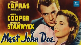 Meet John Doe 1941  Comedy Movie  Gary Cooper Barbara Stanwyck Edward Arnold