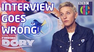 Ellen DeGeneres Finding Dory game goes wrong  Blue Peter