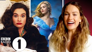How is my voice that high Lily James on Cinderella Mamma Mia 2 and The Pursuit of Love