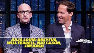 Nat Faxon and Jim Rash Share Awkward Encounters from Filming Downhill in Austria