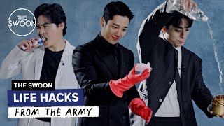 Life hacks from the army with Jung Haein Koo Kyohwan and Kim Sungkyun  DP ENG SUB