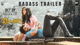 ROMANTIC Badass Trailer  Akash Puri Ketika Sharma  Puri Jagannadh  Charmme Kaur  Anil Paduri