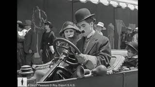 Charlie Chaplin trapped in tar  A Days Pleasure 1919