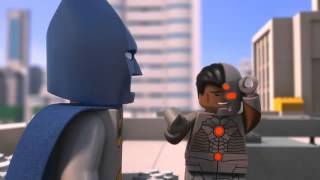 LEGO Batman BeLeaguered TV Clip with CYBORG Blooper