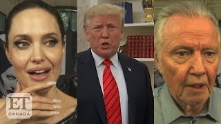 Angelina Jolie Jon Voight React To Trump Impeachment Inquiry