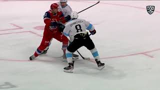 Nikolay Kovalenko crash the net goal