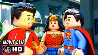 LEGO DC SHAZAM MAGIC  MONSTERS Clip  Meeting Justice League 2020 DC