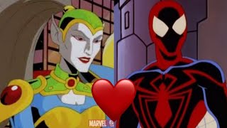 SpiderMan x Lady Vermin Scenes  SpiderMan Unlimited 1999