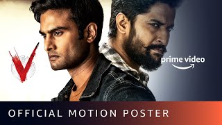 V  Motion Poster  Nani Sudheer Babu Aditi Rao Hydari Nivetha Thomas Amazon Prime Video Sept 5