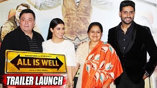 All Is Well Movie Trailer Launch Uncut  Abhishek Bachchan Rishi Kapoor Asin