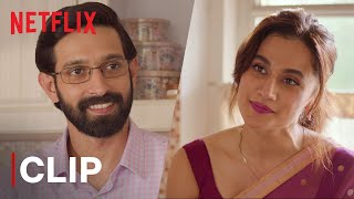 Vikrant Massey Meets Tapsee Pannu For The First Time  Haseen Dillruba  Netflix India