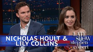 Stephen Nerds Out With Tolkien Stars Nicholas Hoult  Lily Collins