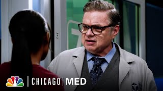 Charles Isnt Sure Taylor Is Handing a Patient Correctly NBCs Chicago Med