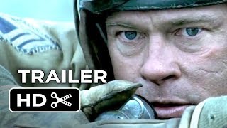 Fury Official Trailer 2014  Brad Pitt Shia LaBeouf War Movie HD